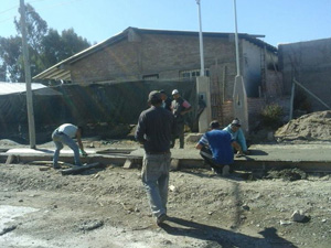 Urbanizan loteo Alí de Costa de Araujo Urbanizan loteo Alí de Costa de Araujo