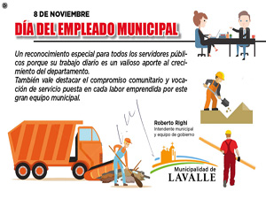 8 de noviembre Día del Empleado Municipal 8 de noviembre Día del Empleado Municipal