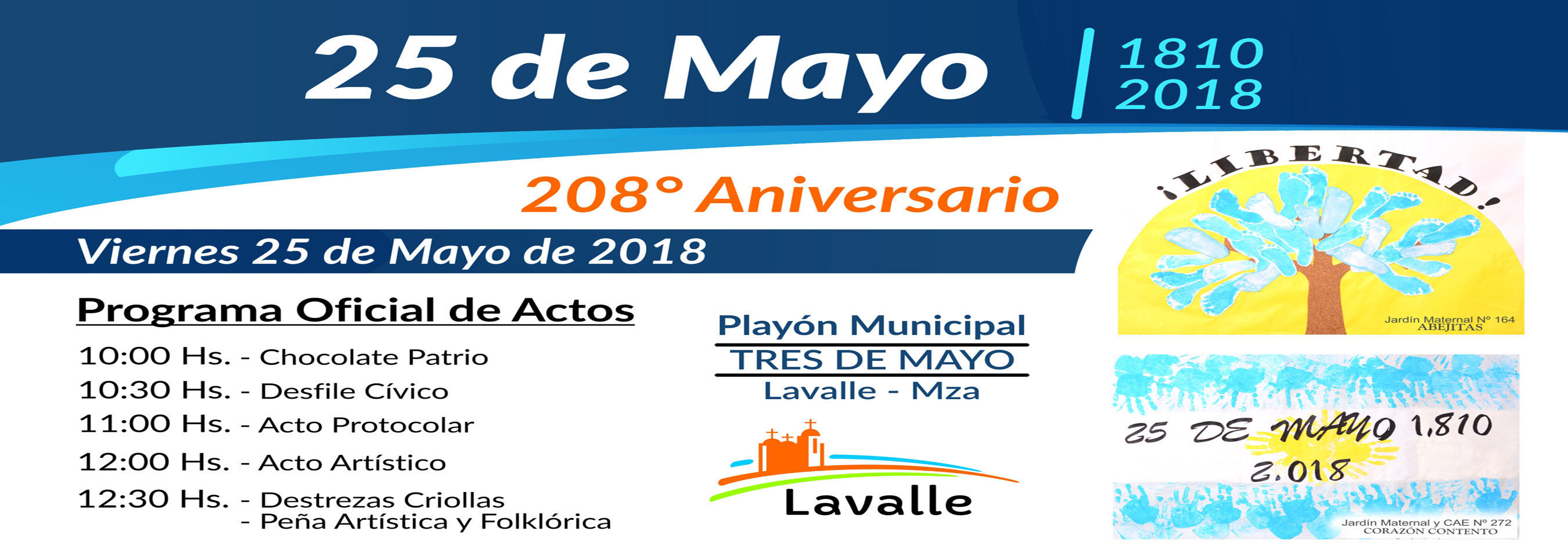 Lavalle festeja el 25 de mayo