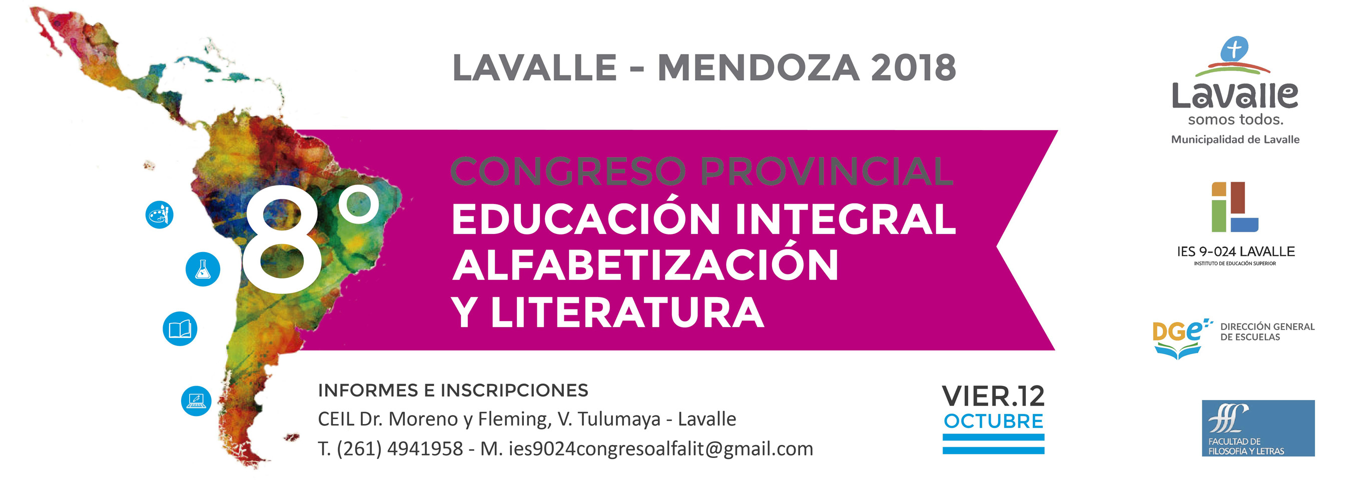 8º Congreso provincial de educación integral, alfabetización y literatura
