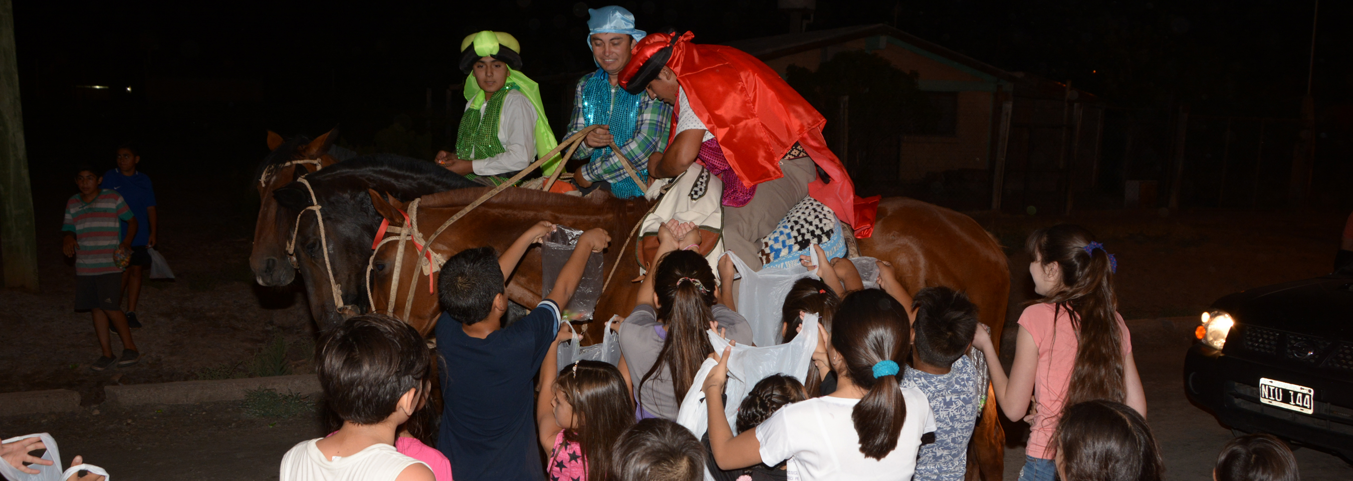 Cabalgata de los Reyes por Villa Tulumaya