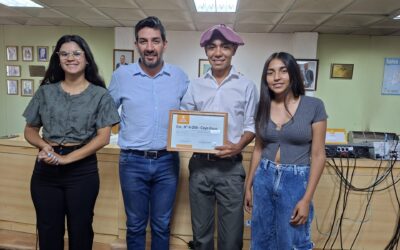 Alumnos de la Escuela Caye Hane- «Corazones de Algarrobo» fueron reconocidos por el cortometraje «El tiempo diablo del Santo Guayama»